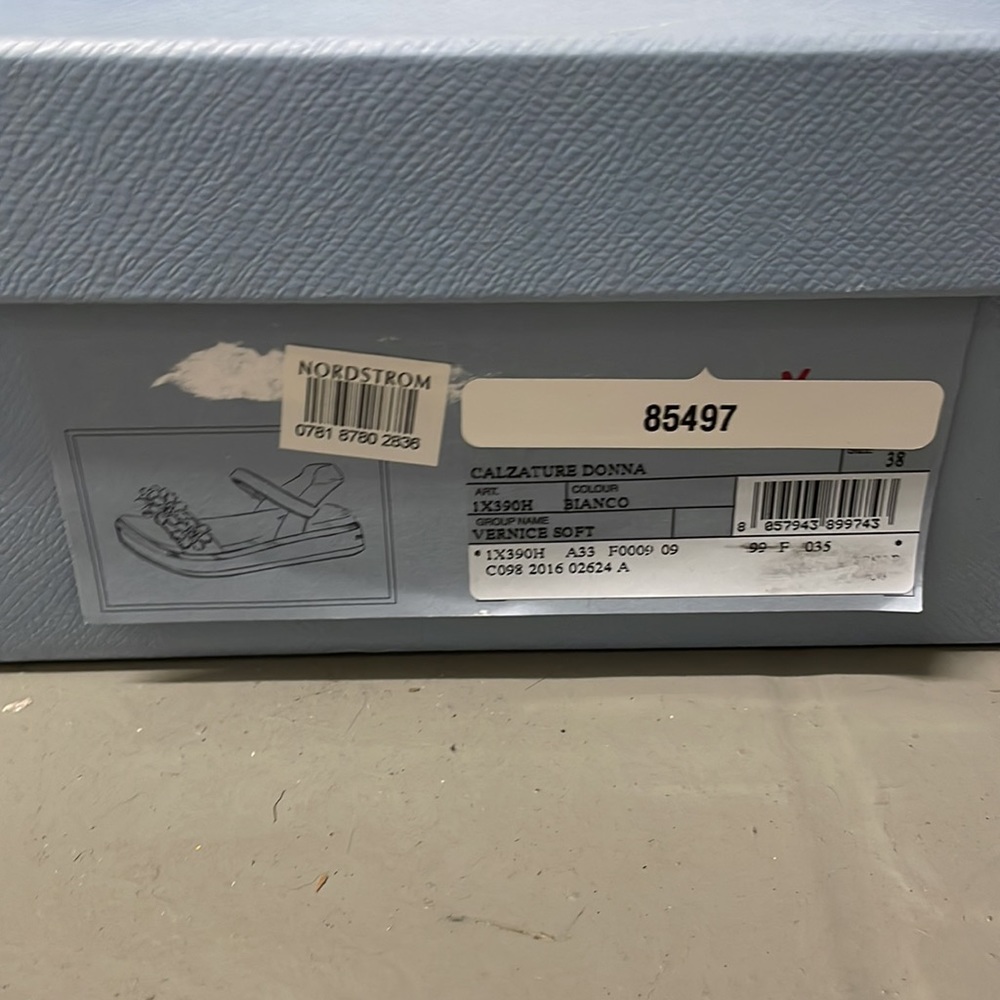 Prada white "Calzature Donna" Sandals - Picture 2 of 4
